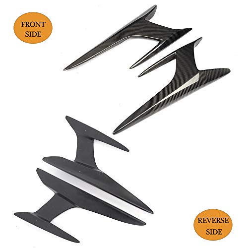 Mcarcar Kit Side Skirt Vent For Fits For Subaru Brz Toyota Ft86 Gt86 Scion Fr-S 2012-2017 Factory Outlet Carbon Fiber Cf Door Rocker Panel Air Fender Flaps Spoiler Aprons Cover #TOP5