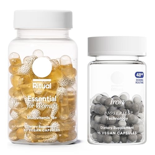 Ritual Blood Support Duo New 48-Hour Iron BioSeries™ and Essential Multivitamin for Women 18+ to Support Foundational Health*, 30 Days Supply - image 1