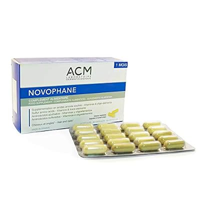 ACM Laboratoire Novophane Caps Anti Hair Loss Alopecia Treatment Nails Fragility