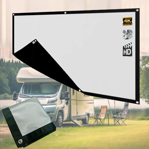 Pantalla de proyección portátil plegable 200" 4:3
