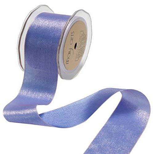 May Arts 1/2-Inch Wide Ribbon, Periwinkle Iridescent