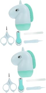 ibasenice Conjunto De Tesouras De Unhas Para Bebês 8 Peças Ternos Infantis Aparador De Unhas Para Bebês Ferramenta De Manicure Para Bebês Pinças Para Bebês Cortador De Unhas Para