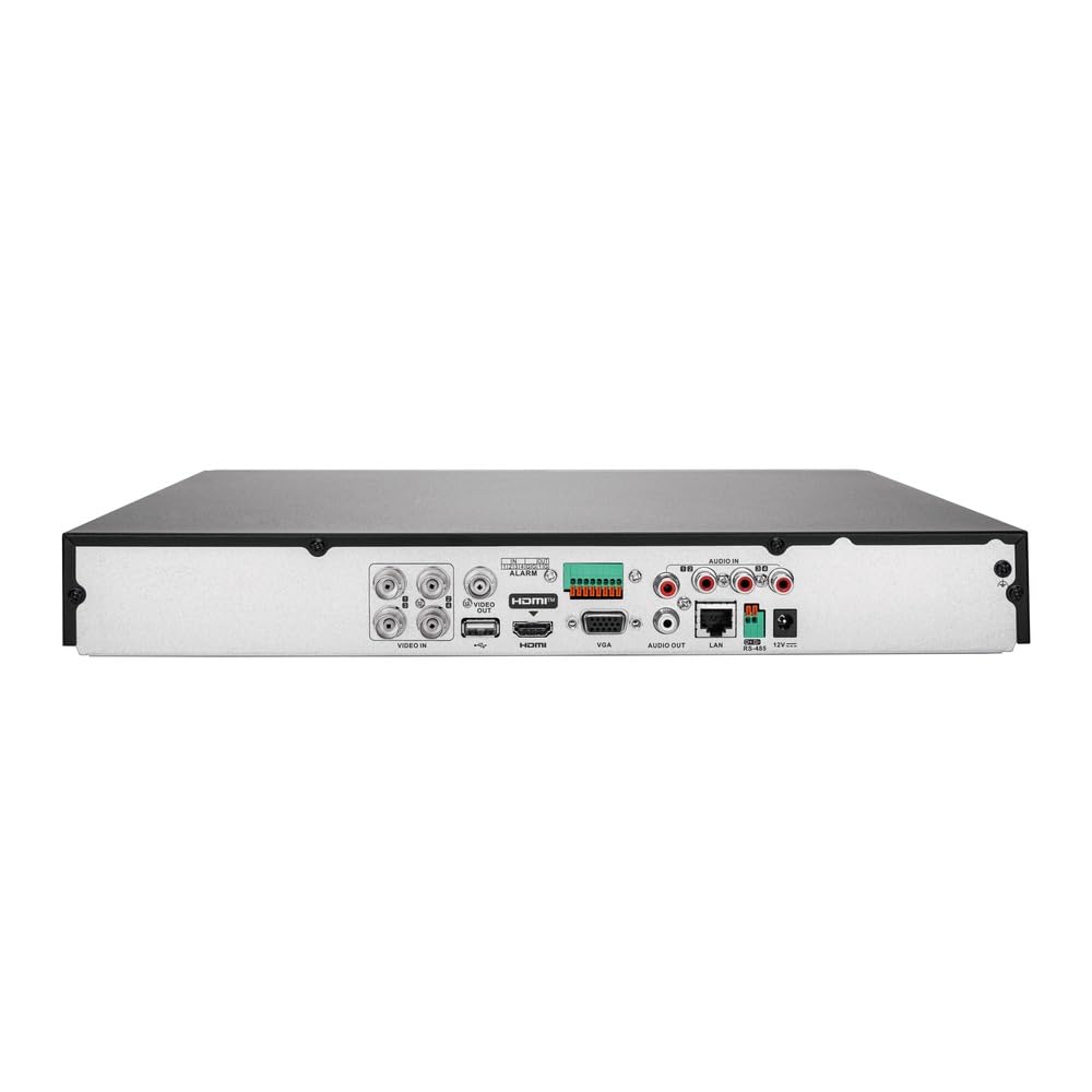 ABUS HDCC90003 4-Kanal Analog HD Videorekorder | H.265 Kompression, KI-Objekterkennung, 8 MP Auflösung, Hybrid-DVR mit 2 IP-Kanälen, Plug & Play, Pentaplex-Support, ABUS Sicherheitsrekorder