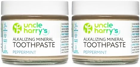 Uncle Harry's Peppermint Remineralizing Toothpaste | Natural Whit...