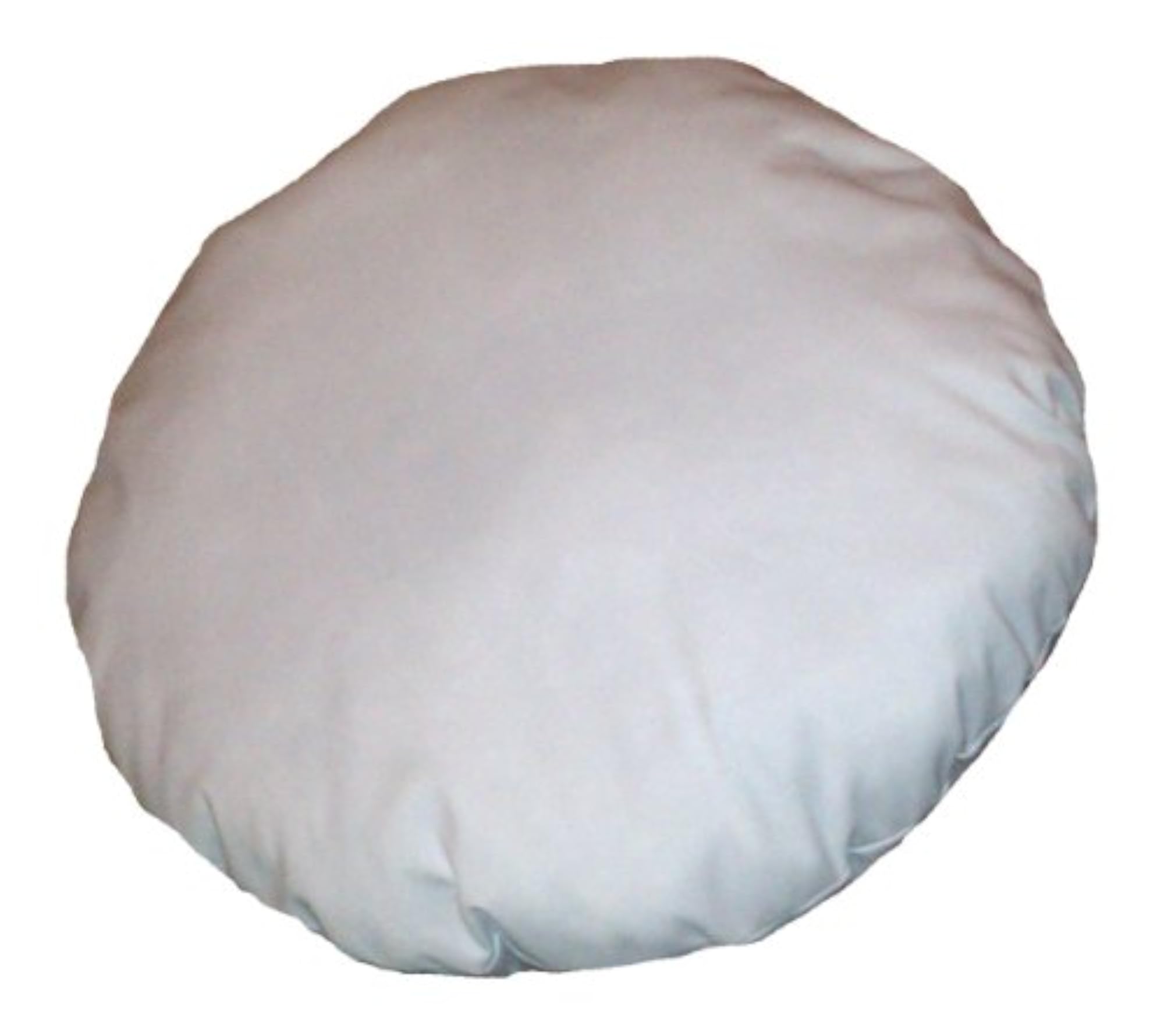 13 Inch Diameter Round Cotton-Blend Throw Pillow Insert, Comfortable