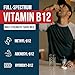 BioActive Vitamin B12 - 5000 mcg, Contains 3 BioActive Forms B12 Plus Methylfolate Cofactor - Methyl B12, Adenosyl B12 & Hydroxy B12 | Supports Energy, Metabolism & Mood | Vegan, Non-GMO (60 Servings)