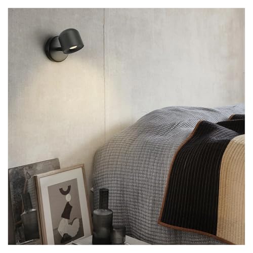 Imagen de espejo de pasillo iluminada con aplique de pared LED regulable 5