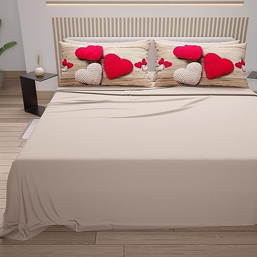 PETTI Artigiani Italiani, Double Bed Linen in Cotton with Pillowcases in Digital Print - Image 4