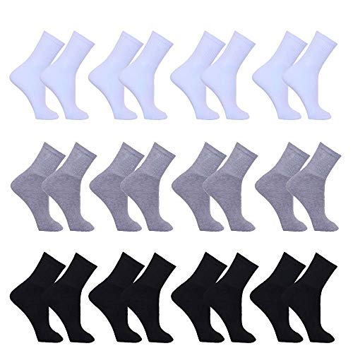 Meia Masculina Kit 12 Pares Cano Alto Longo Sport Algodão Colors Tam 39 a 43