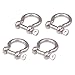 MagiDeal 4 Piezas de Acero Inoxidable en Forma de D Barra de Tornillo Grillete Novedad Moda