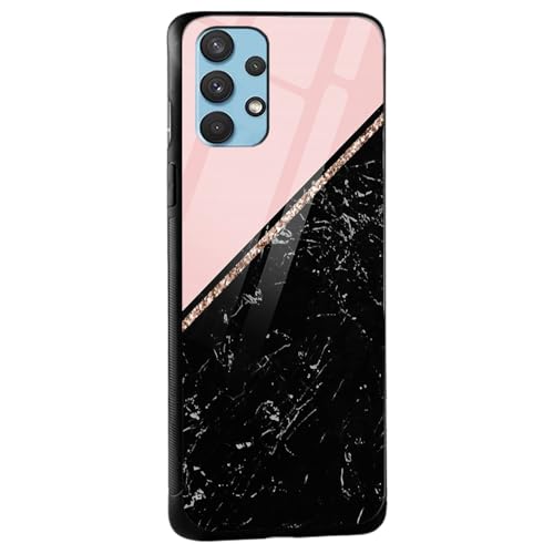 Image of COLORflow Back Cover Compatible with Samsung Galaxy A23 4G / A23 5G | Black Marble Pink | Shockproof TPU Bumper Cover with Camera Protection Back Cover