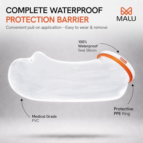 Image of 100% Waterproof Arm Cast Cover for Shower & Bath | Resuable Kids Cast Protector | Cast Covers for Shower Arm | Waterproof Shield for Showering After Surgery