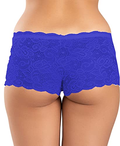 Image of FIMS - Fashion is my style Cotton Lycra Net Boy Short Panty for Womens, Mid Rise, Satin, Hipster Panties, Daily Use, Back and Front Coverage, Brief, See Main Image to Check How Many Panty You Will Get