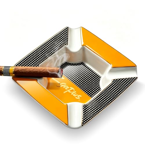 Cigar Patio Big Ashtrays for 8 Square Portable Large Ashtray