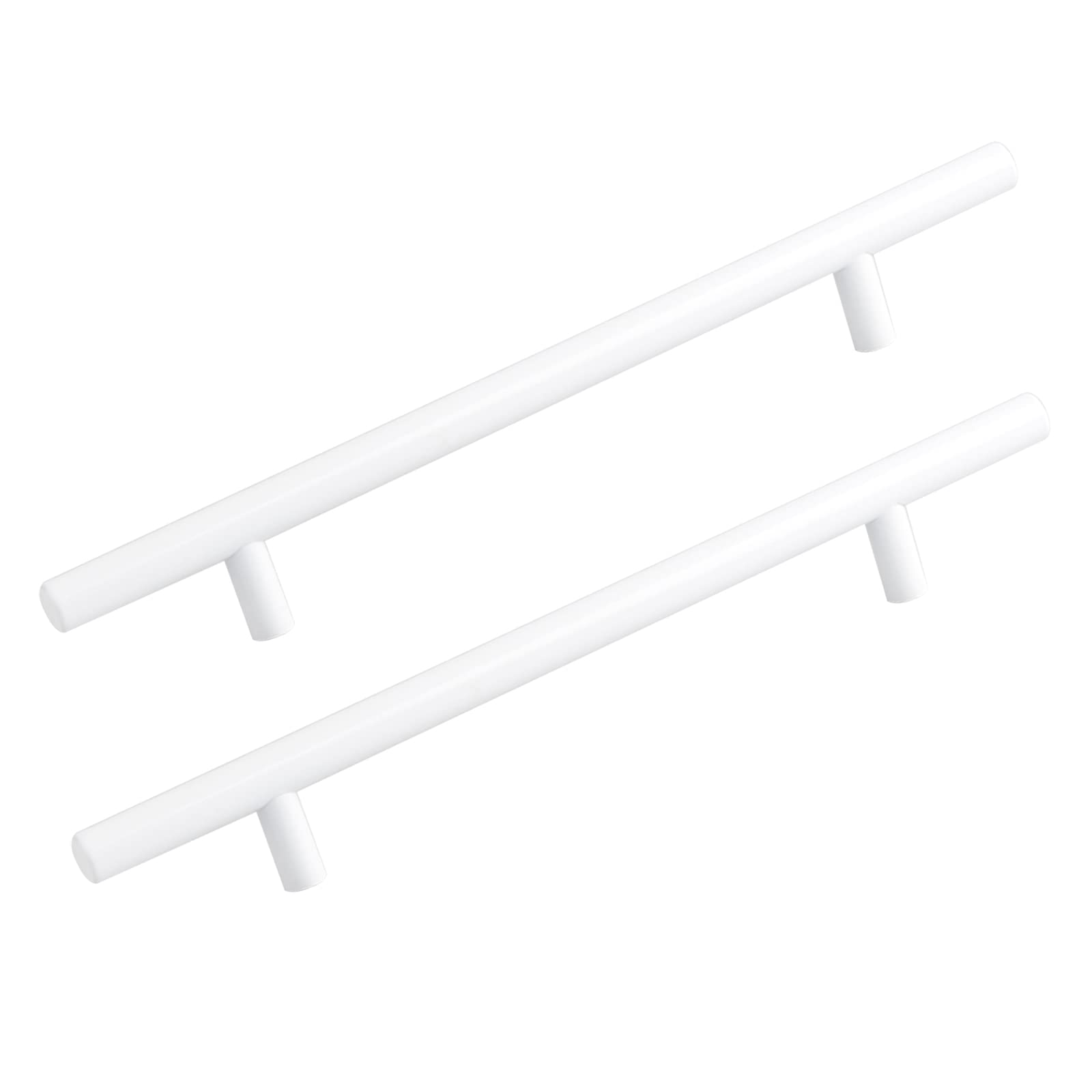 Poignées de cuisine en aluminium blanc 160mm lot de 2 pour placard et tiroir de chambre