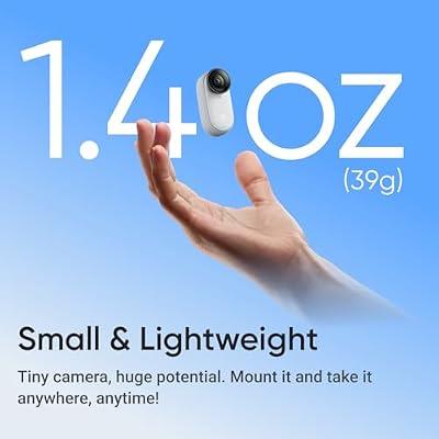 Insta360 GO 3S (Black) 64GB Tiny Mighty 4K Action Vlogging Camera, Portable, Mount Anywhere, Waterproof, Stabilization, Hands-Free POV, + Action Pod and Wearable Accessories + Selfie Stick + Tripod