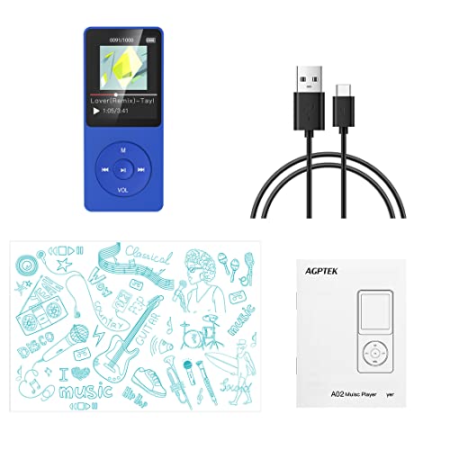 Agptek A02 S 16Gb Mp3 Player, 70 Hours Playback Lossless Sound Music Player thumb #6