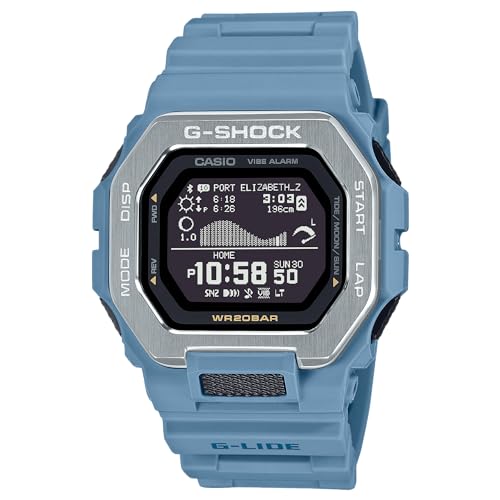 Casio G-Shock G-Lide Ocean Blue Digital Surf Watch GBX-100-2A