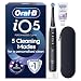 Oral-B iO5 Electric Toothbrush, Matt Black, with Travel Case and Toothpaste
