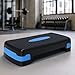 Imagen de Plataforma Step aeróbic fitness en casa regulable en 2 alturas de 68 x 28 x 10