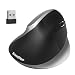 KINGTOP Wireless Mouse Rechargeable Vertical Ergonomic Mouse for Notebook, PC, Laptop, Computer, Adjustable 1000/1200/1600 DPI 6 Buttons Reduces Hand/Wrist Pain