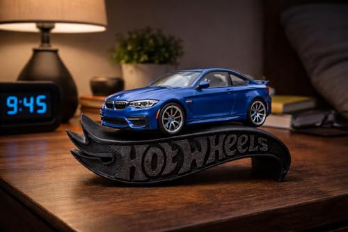 Image of 1:64 Diecast Car Display Shelves | Table Stand Toy Car Stand for Kids & Collectors | Black Steel Mini Car Rack for Home & Office Decor | (Pack of 5) (No Car Included)