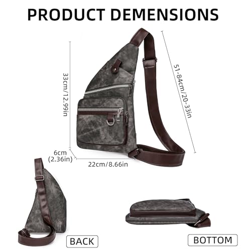 Anti Theft Travel Bag for Women Men Anti Theft Waterproof Slim Sling Bag Crossbody Shoulder Bags4