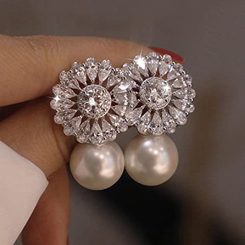 Boucles d'oreilles argent 925 perles de culture d'eau douce - 4