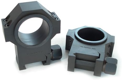 Steel 30mm Scope Rings with 1 in. Inserts, Matte Black 660002