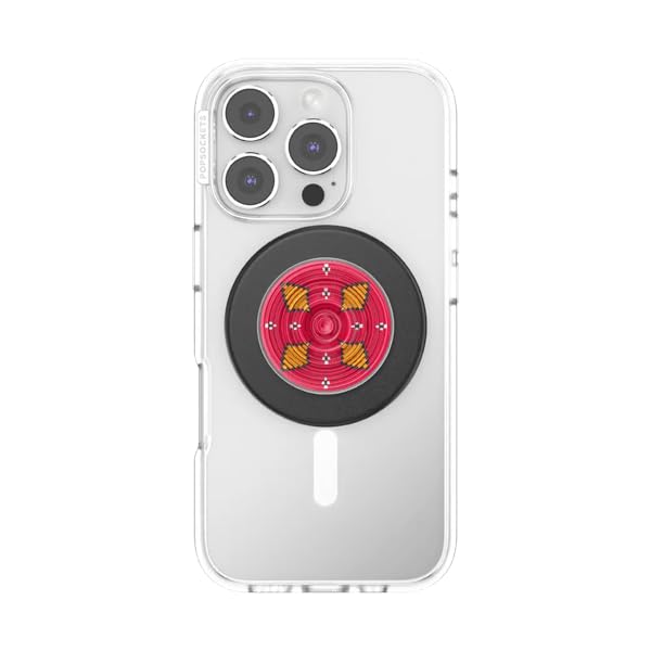 PopSockets Agarre de teléfono para MagSafe, Soporte magnético, Tejido de