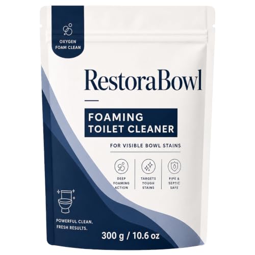 Restorabowl Toilet Cleaner-300g 2026 Upgraded Toilet Bowl Cleaner (1 Bag)