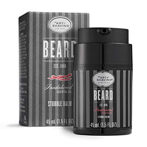 The Art of Shaving Beard Balm - Beard Conditioner for Stubble to Hydrate Skin and Hair, Sandalwood, 1.5 Ounce