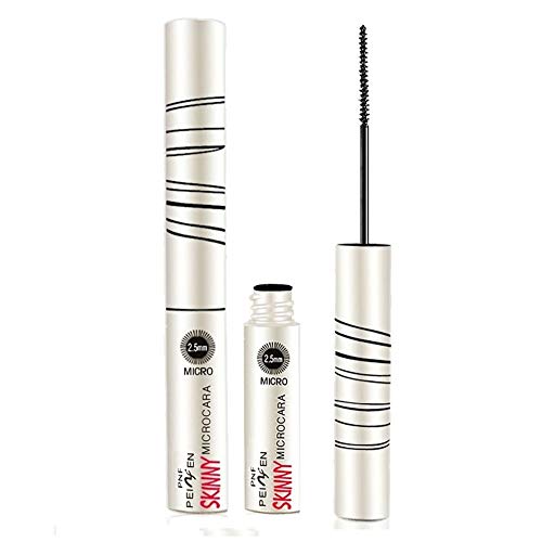 Onkessy Mascara Curling Volumizing Eyes Mascara Black Skinny Mascara 2.5mm