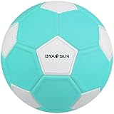 BYAOSUN Curve Soccer Ball Size 4, Swerve Soft Balls for Outdoor and Indoor,Size 4 Soccer Ball for Boys and Girls