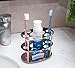 Nowyeh Toothbrush Holder for Bathroom, Stainless Steel Toothbrush Holder Toothpaste Holder Stand, Bathroom Toothbrush Organizer for Comb, Razor, Easy to Clean