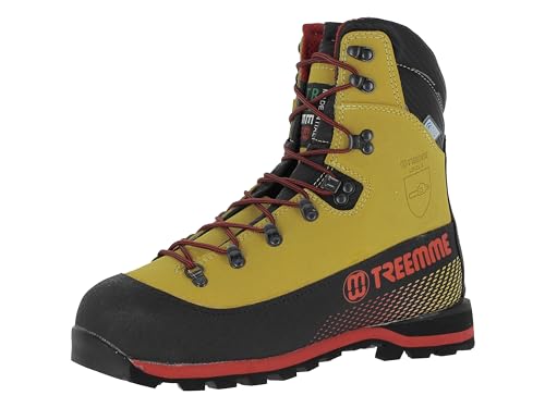 Treemme Forststiefel 91223Y wasserdichte und stabile Forststiefel mit Schnittschutzstiefel Klasse 3 und griffiger Laufsohle EU 48