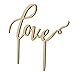 Produktbild ROSENICE Love Hochzeitstorte Topper für Hochzeitsdekorationen (Holz Farbe)
