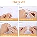 3 Pcs Silicone Makeup Sponge [Washable] Premium Quality - Gel Foundation Makeup and Puff BB - Best Cosmetic Beauty Tools Blender [Clear]