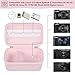 Supmay Camera Case for Canon Powershot G7 X Mark III / G7 X Mark II / SX740 HS Digital Camera, Storage Holder Travel Bag with Zipper Mesh Pocket for Battery Pack, Charging Cable, USB Card, Jelly Pink