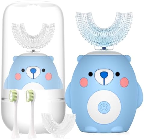 Kids Electric U Shaped Toothbrush Children Ultrasonic Toothbrush ...