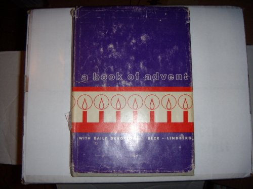 A book of Advent,: With daily devotions, B0007EJS8E Book Cover