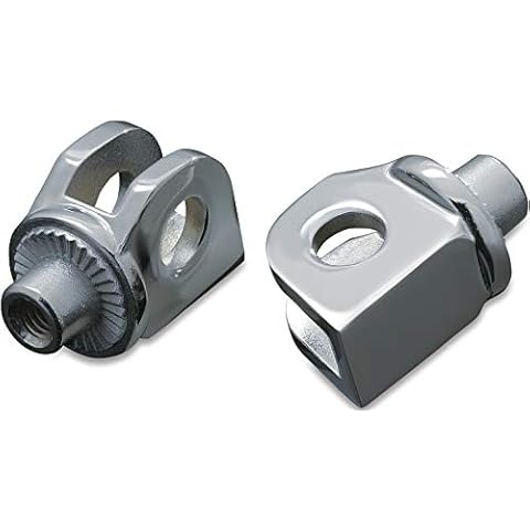 Kuryakyn 8813 Splined Male Mount Peg Adapters for Front Footpegs and Floorboards: 1987-2018 Kawasaki Motorcycles, Chrome, 1 Pair Cover