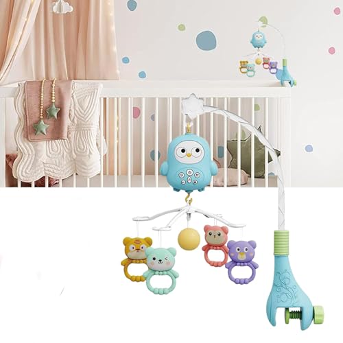 Budetto Musical Bed Bell Baby Crib Mobile Toy (Jhoomer) with Music for Soothing Sleep Aid | 360 Rotation Beautiful Music Detachable Rattles for Baby Boys & Girls Random Color (Pack of 1) - Image 5 thumbnail