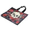 Puckator Skulls & Roses Reusable Shopping Bag Out Of Recycled Plastic Bottles - Shoulder Bags - Handbags for Women - Canvas Tote Bags for Women - Shopping Hand Bag - Large Ladies Bags Aesthetic Stuff #3