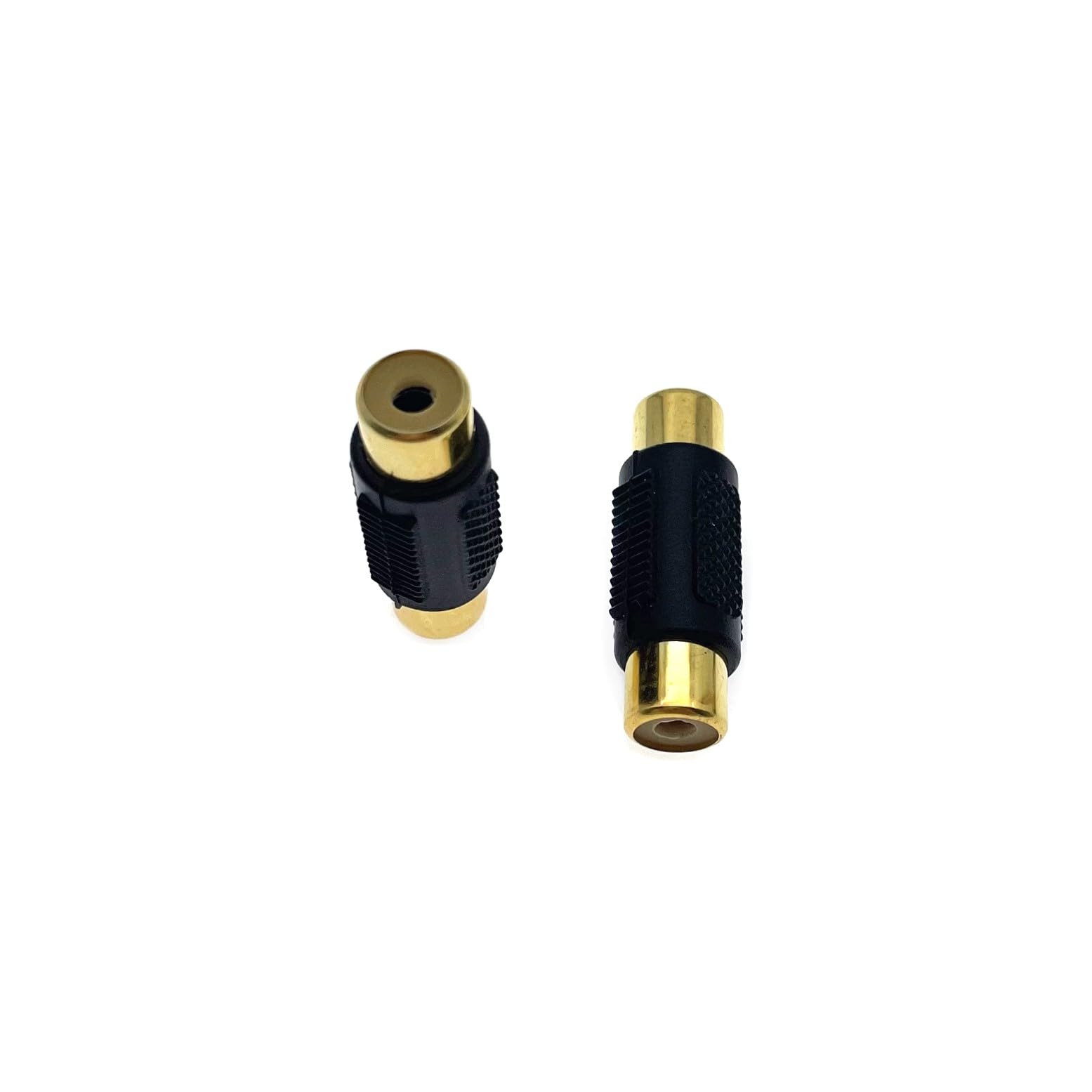 JZK Lot de 4 adaptateurs RCA femelle vers femelle, adaptateur de couplage phono, câble d'extension audio pour haut-parleurs, câble RCA, amplificateur, appareil photo, DVD, VCD