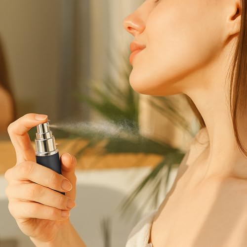 simarro 21Pcs Refillable Perfume Atomizer, 10 ml Mini Spray Bottle Portable Fine Mist Sprayer Bottles Empty Dispenser for Travel Outgoing 6