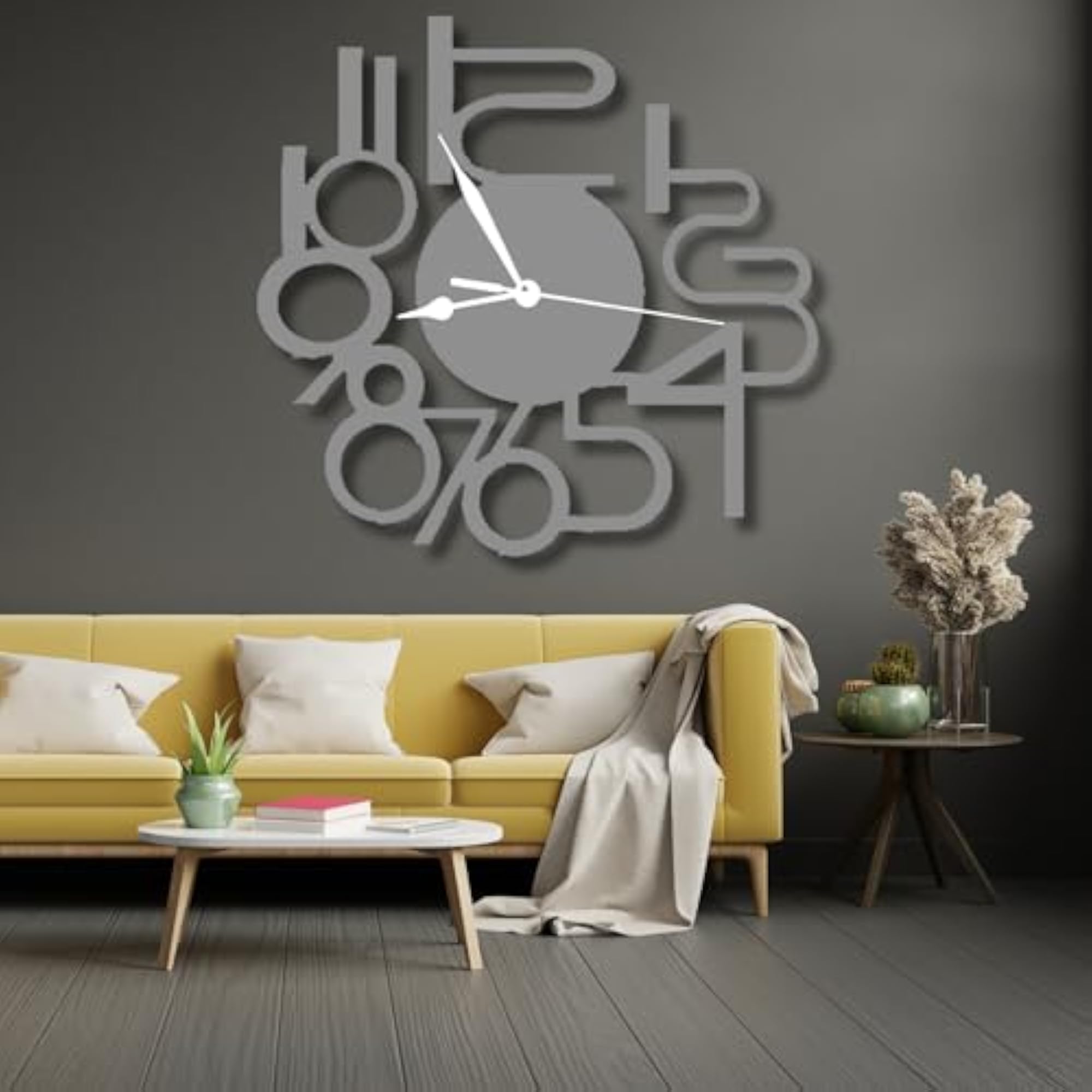Modern Metal Wall Clock for Stylish Interiors