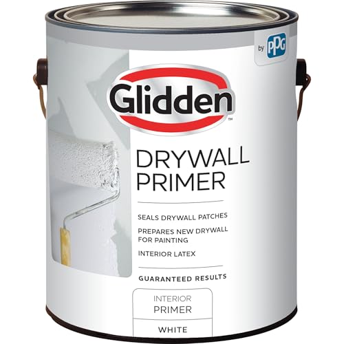 Glidden Interior Drywall Primer Flat, White, 1 Gallon