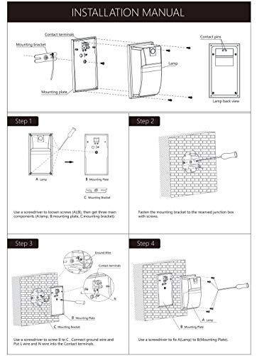 Dakason 18W Led Wall Pack Light With Dusk-To-Dawn Photocell, 2160Lm 5000K Daylight Wall Mount Outdoor Lighting Fixture Ip65 Waterproof, 100-277V Etl Listed, 4 Pack #TOP6