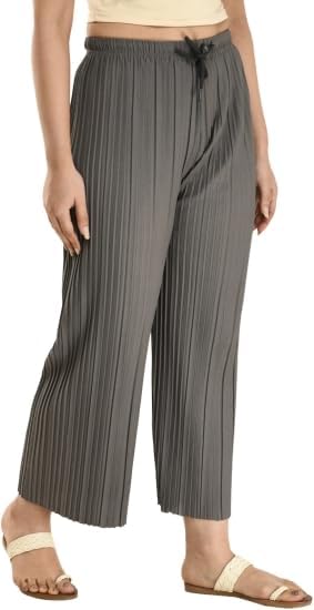 Image of Women's Lycra Palazzo - Stretchable & Comfortable | Premium Fabric | Stylish Free Size Bottom Wear for Casual, Office & Party Outfits